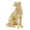 FIGURINA LEOPARD GOLD CM 23X15,5X29