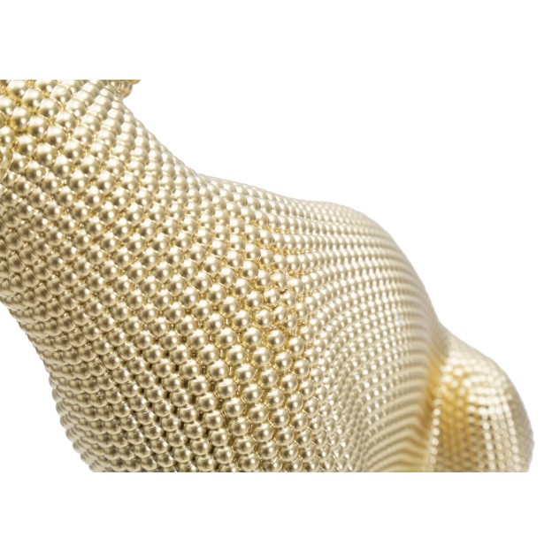 FIGURINA LEOPARD GOLD CM 23X15,5X29