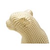 FIGURINA LEOPARD GOLD CM 23X15,5X29