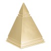 FIGURINA PIRAMID GOLD CM 11,5X11,5X15,5