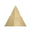 FIGURINA PIRAMID GOLD CM 11,5X11,5X15,5