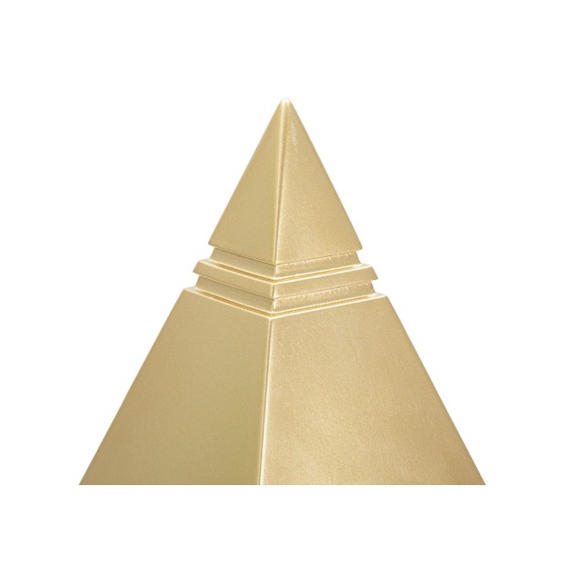 FIGURINA PIRAMID GOLD CM 11,5X11,5X15,5