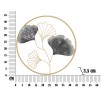 PANOU FIER PERETE FLORE SIMPLE CM Ø 45,5X3,5