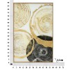 PANOU DE PERETE STICLA CU CADRU WOODY CM 60X3,5X90