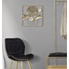 PANOU DE PERETE FIER FLORI DE AURIU CM 50X5X50