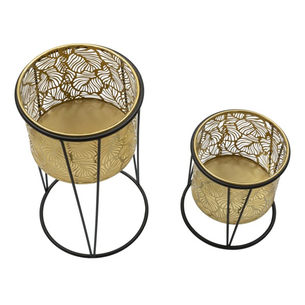 SET 2 SUPORTURI PENTRU GHIVECE LEAVY 21X40-19X22
