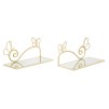 SET RAFTURI FLUTURI PERETE PAT 2 BUC CM 41,5X18X21