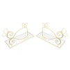 SET RAFTURI FLUTURI PERETE PAT 2 BUC CM 41,5X18X21