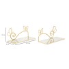 SET RAFTURI FLUTURI PERETE PAT 2 BUC CM 41,5X18X21