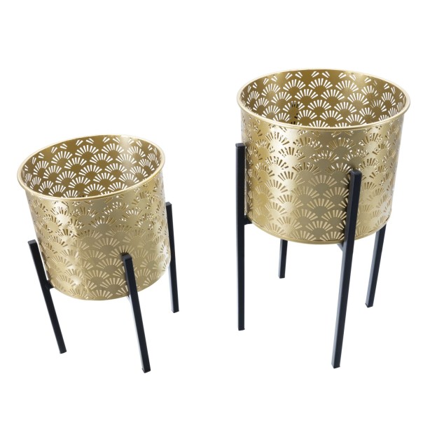 SET 2 SUPORTI GHIVECE GLISSY  -A- CM Ø 21X38-19X28