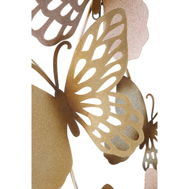 PANOU PERETE FLUTURI AURII/ROZ C CM 59,5X4X111,5