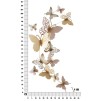PANOU PERETE FLUTURI AURII/ROZ C CM 59,5X4X111,5