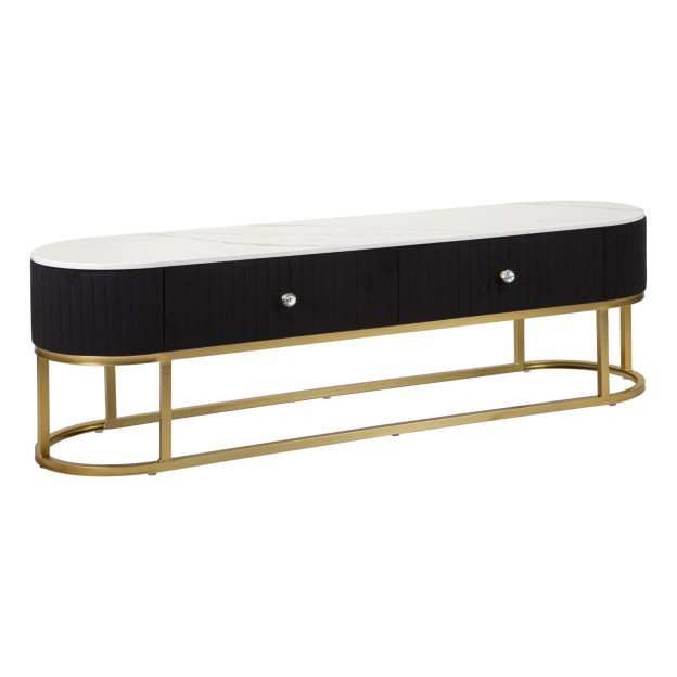 SUPORT TV MONTPELLIER NEGRU CM 150X42X45