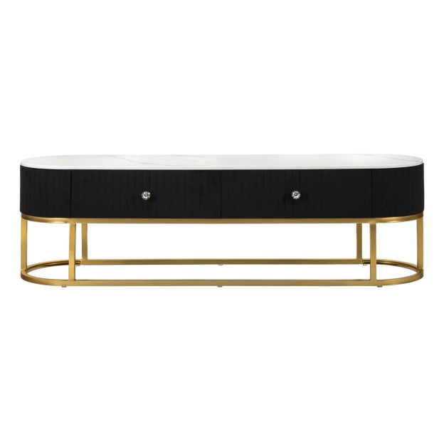 SUPORT TV MONTPELLIER NEGRU CM 150X42X45