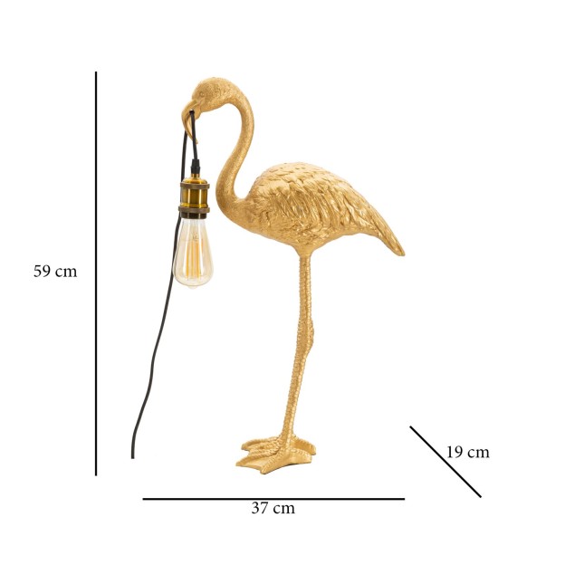 LAMPĂ DE MASA FLAMINGO CM 37X19X59