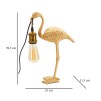 LAMPĂ DE MASA FLAMINGO CM 13X11,5X39,5