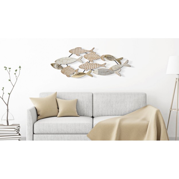 DECORATIE PERETE FISH CM 118X5,7X46,4
