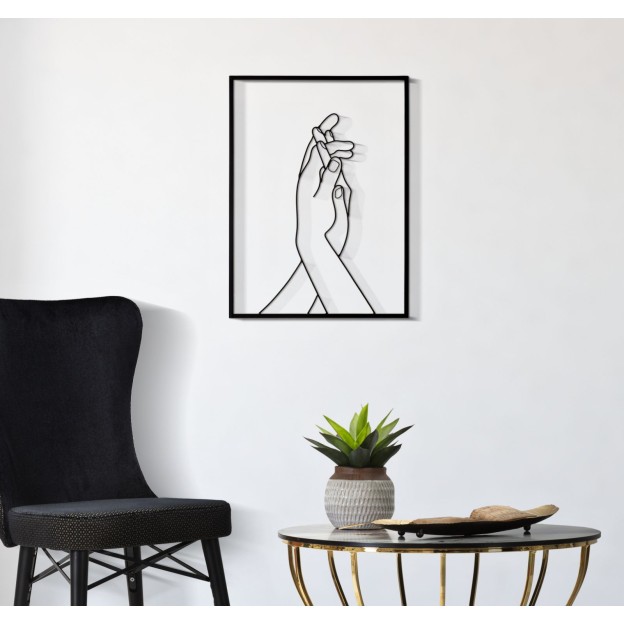 DECORAȚIE DE PERETE SIMPLY MÂINI CM 40X1X55