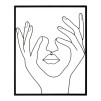 DECORATIE DE PERETE SIMPLY FACE CM 50,5X1,3X61