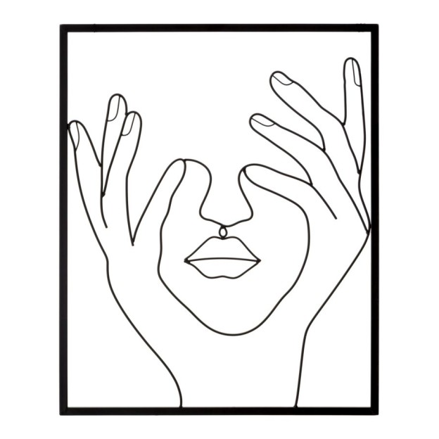 DECORATIE DE PERETE SIMPLY FACE CM 50,5X1,3X61