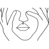 DECORATIE DE PERETE SIMPLY FACE CM 50,5X1,3X61