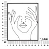 DECORATIE DE PERETE SIMPLY FACE CM 50,5X1,3X61
