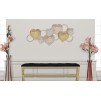 DECORAȚIE DE PERETE INIMI 91X2,5X39,5