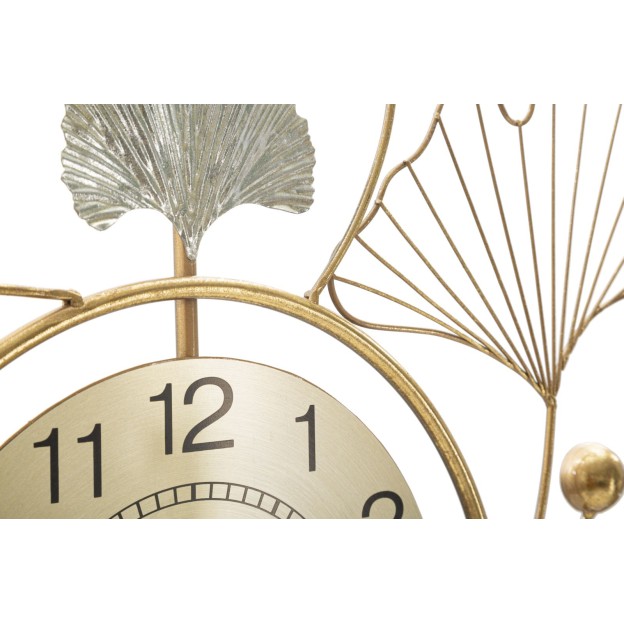 DECORATIE PERETE LEAVY CU CEAS CM 52,5X3,5X102