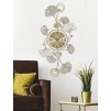 DECORATIE PERETE LEAVY CU CEAS CM 52,5X3,5X102