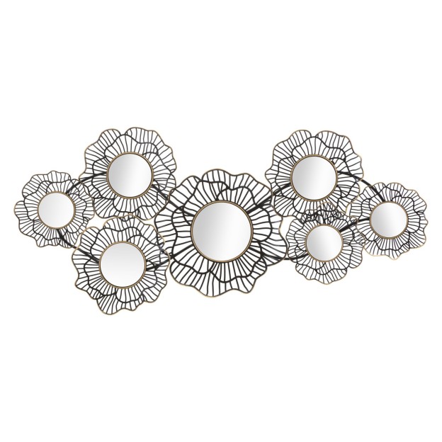 DECORATIE DE PERETE OSAKA CU OGLINZI 121x5x56