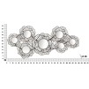 DECORATIE DE PERETE OSAKA CU OGLINZI 121x5x56
