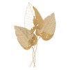 DECORATIE PERETE FRUNZĂ DE TOAMNĂ AURIU 53X4X84,5