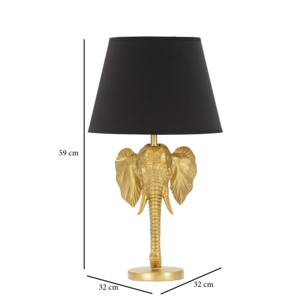 LAMPĂ DE MASA ELEFANT CM Ø 32X59