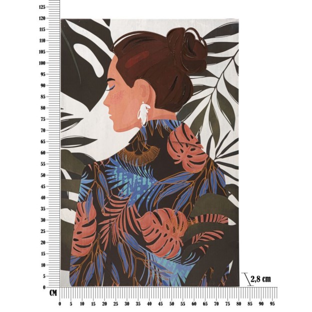 TABLOU LADY JUNGLE -B- CM 80X2,8X120