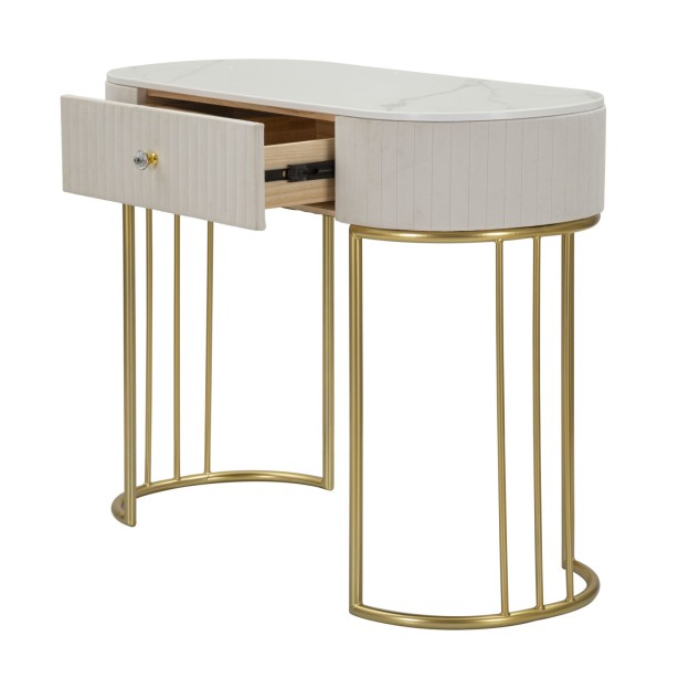 CONSOLA MONTPELLIER CREMA CM 100X40X75