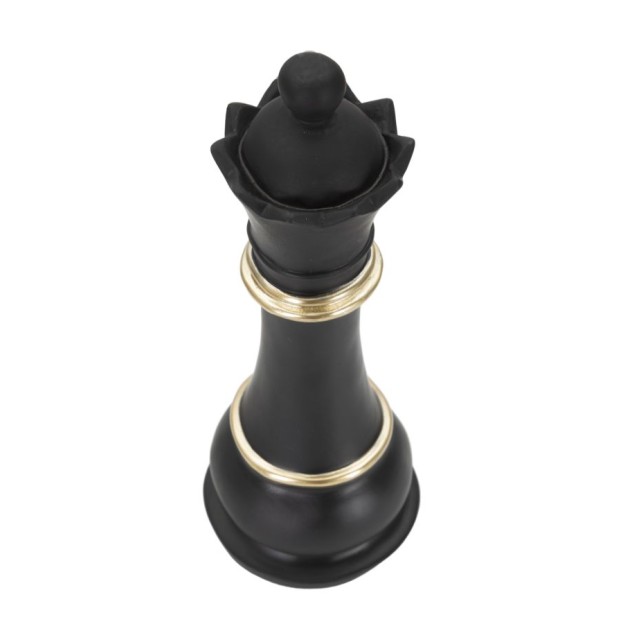 FIGURINA REGINA NEGRU CU AURIU 9X25,5