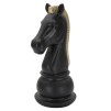 FIGURINA CAL NEGRU CU AURIU 10,5X8,5X19
