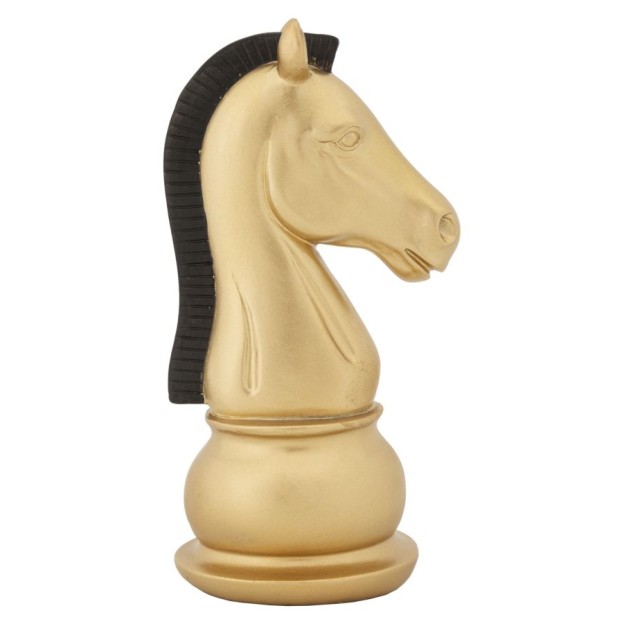 FIGURINA CAL AURIU CU NEGRU CM 10,5X8,5X19