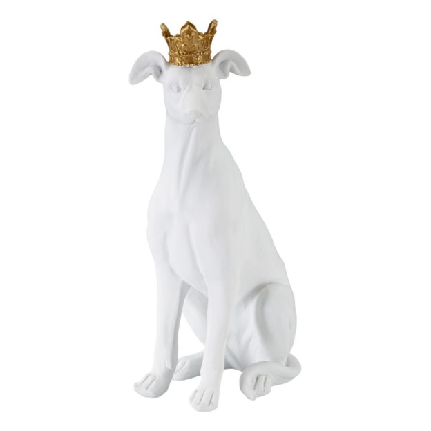 FIGURINA CAINE ALB CM 20X12,5X33