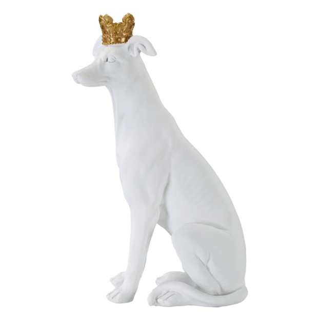 FIGURINA CAINE ALB CM 20X12,5X33