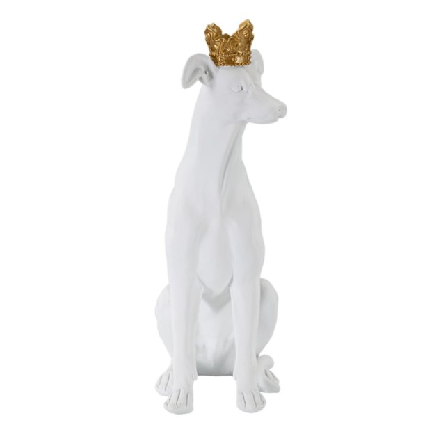 FIGURINA CAINE ALB CM 20X12,5X33