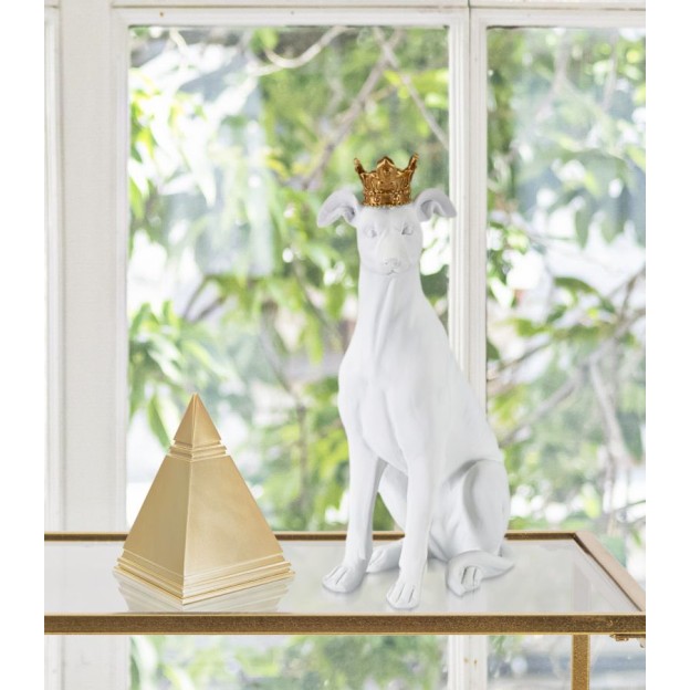 FIGURINA CAINE ALB CM 20X12,5X33