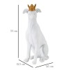FIGURINA CAINE ALB CM 20X12,5X33