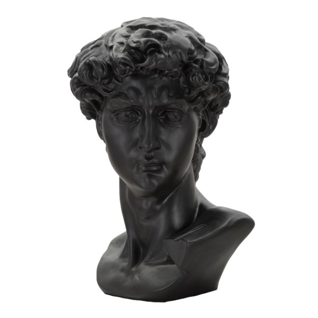 FIGURINA CAP NEGRU CM 44X35,5X60