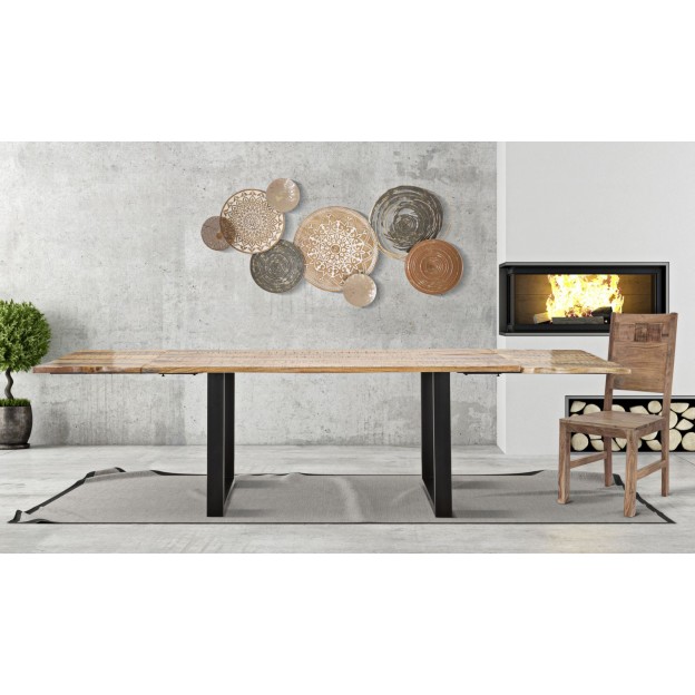 MASA -EXTENSIBILA 180X90X77-LUNGIME TOTALA 280 (LEMN DE MANGO)