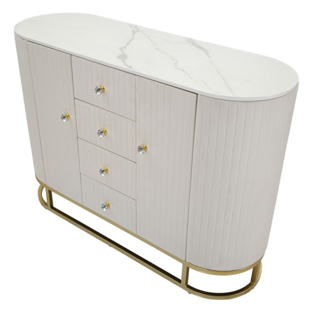 COMODA MONTPELLIER CREMA CM 120X40X85