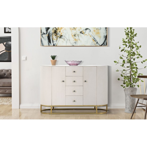 COMODA MONTPELLIER CREMA CM 120X40X85
