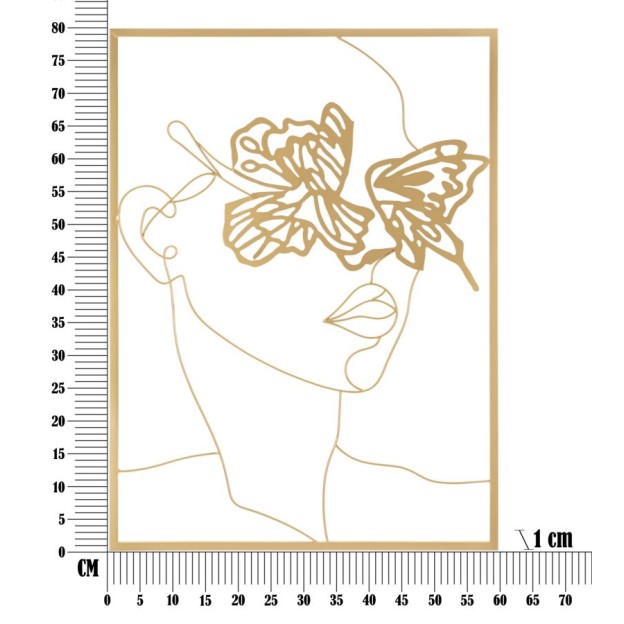 PANOU DE PERETE FIER GOLD FACE CM 60X1X80