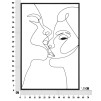 PANOU DE PERETE FIER KISS CM 60X1X90