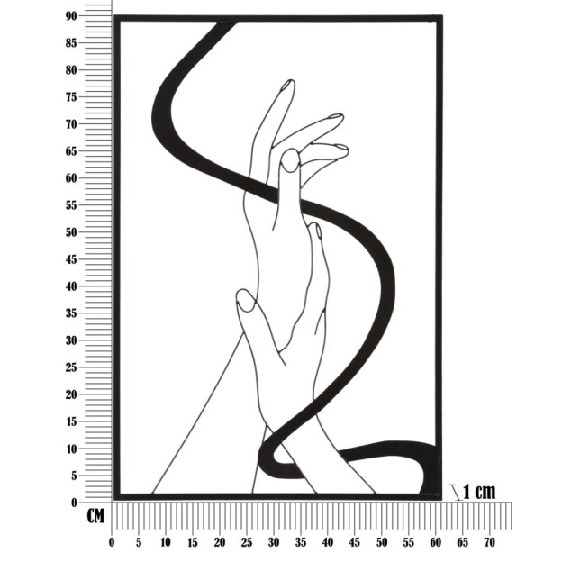 PANOU DE PERETE FIER MINI CM 60X1X90